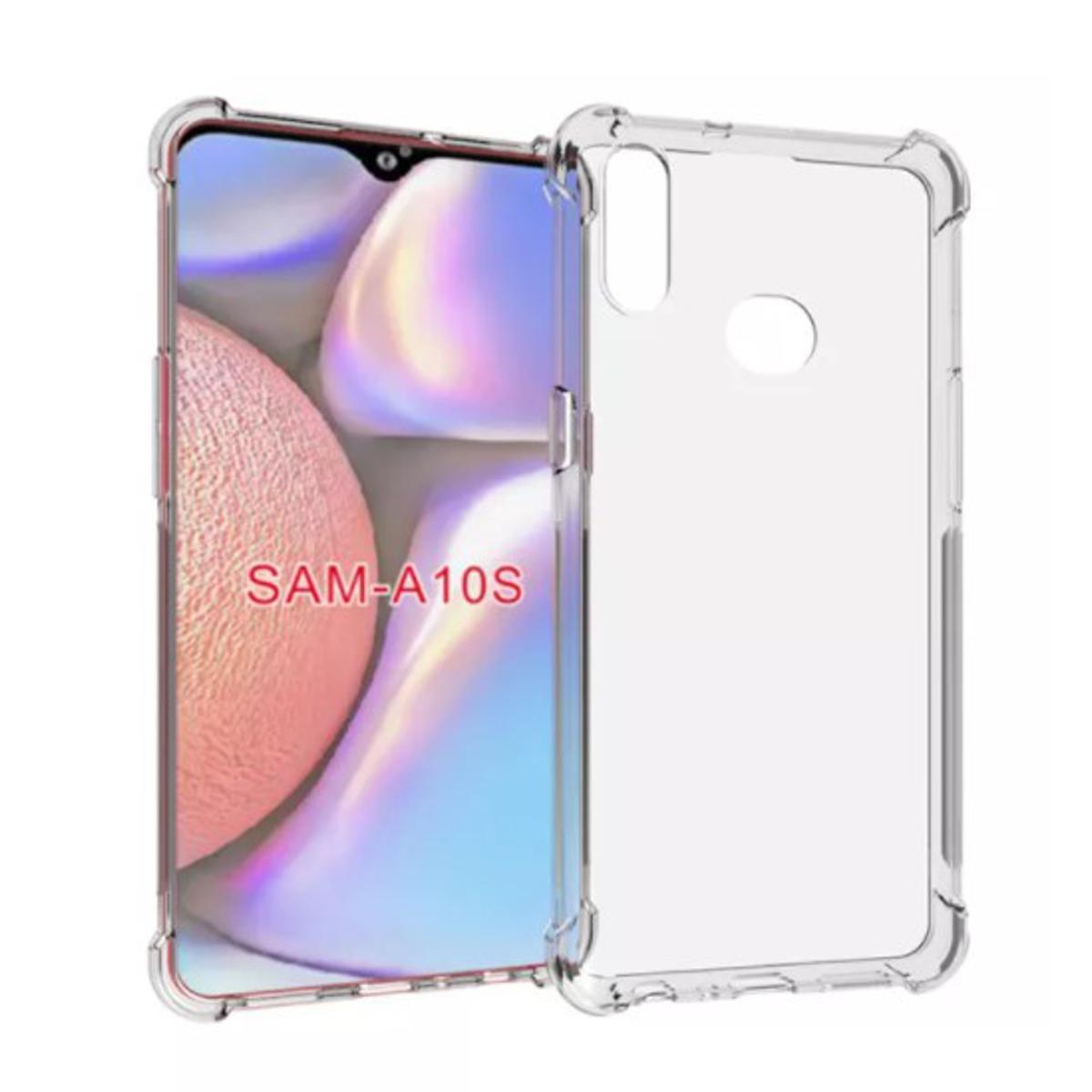 Picture of For Samsung Galaxy A10s Transparent 6D Crystal silicone Bumper case antiShock corner Clear back cover