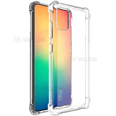 Picture of For Samsung Galaxy A51 Transparent 6D Crystal silicone Bumper case antiShock corner Clear back cover