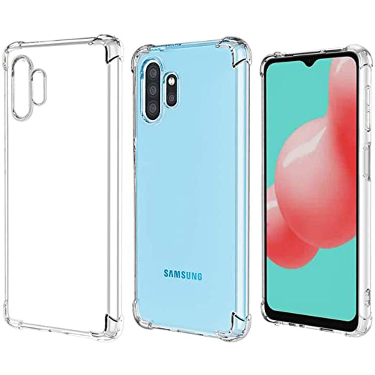 Picture of For Samsung Galaxy A32 4G Transparent 6D Crystal silicone Bumper case antiShock corner Clear back cover