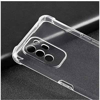 Picture of For Oppo F19 Pro Transparent 6D Crystal silicone Bumper case antiShock corner Clear back cover