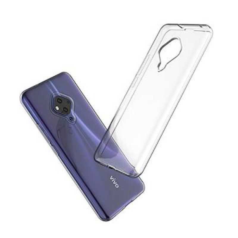 Picture of For Vivo S1 Pro Transparent 6D Crystal silicone Bumper case antiShock corner Clear back cover Picture of For Vivo S1 Pro Transparent 6D Crystal silicone Bumper case antiShock corner Clear back cover