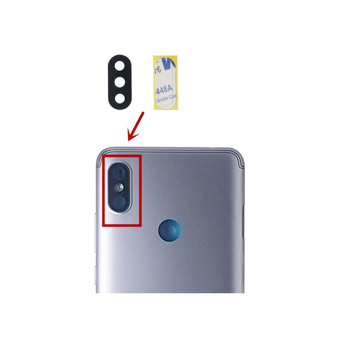 Picture of for Xiaomi Mi S2 Camera Main Glass Replacement Glass Slide, Glass Replacement Replace Objective Lens BACK Camera Rear Camera