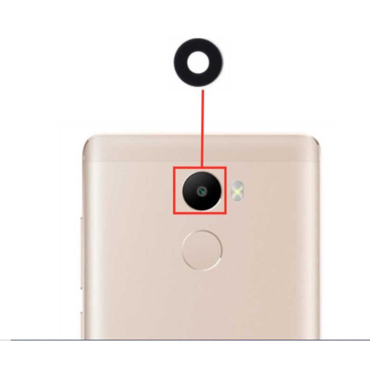 Picture of for Xiaomi Redmi 4X Camera Main Glass Replacement Glass Slide, Glass Replacement Replace Objective Lens BACK Camera Rear Camera