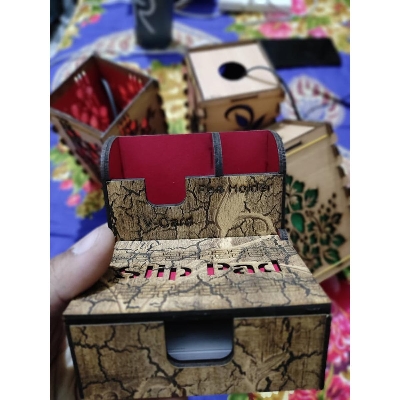 Picture of wooden box for decorative look Picture of wooden box for decorative look