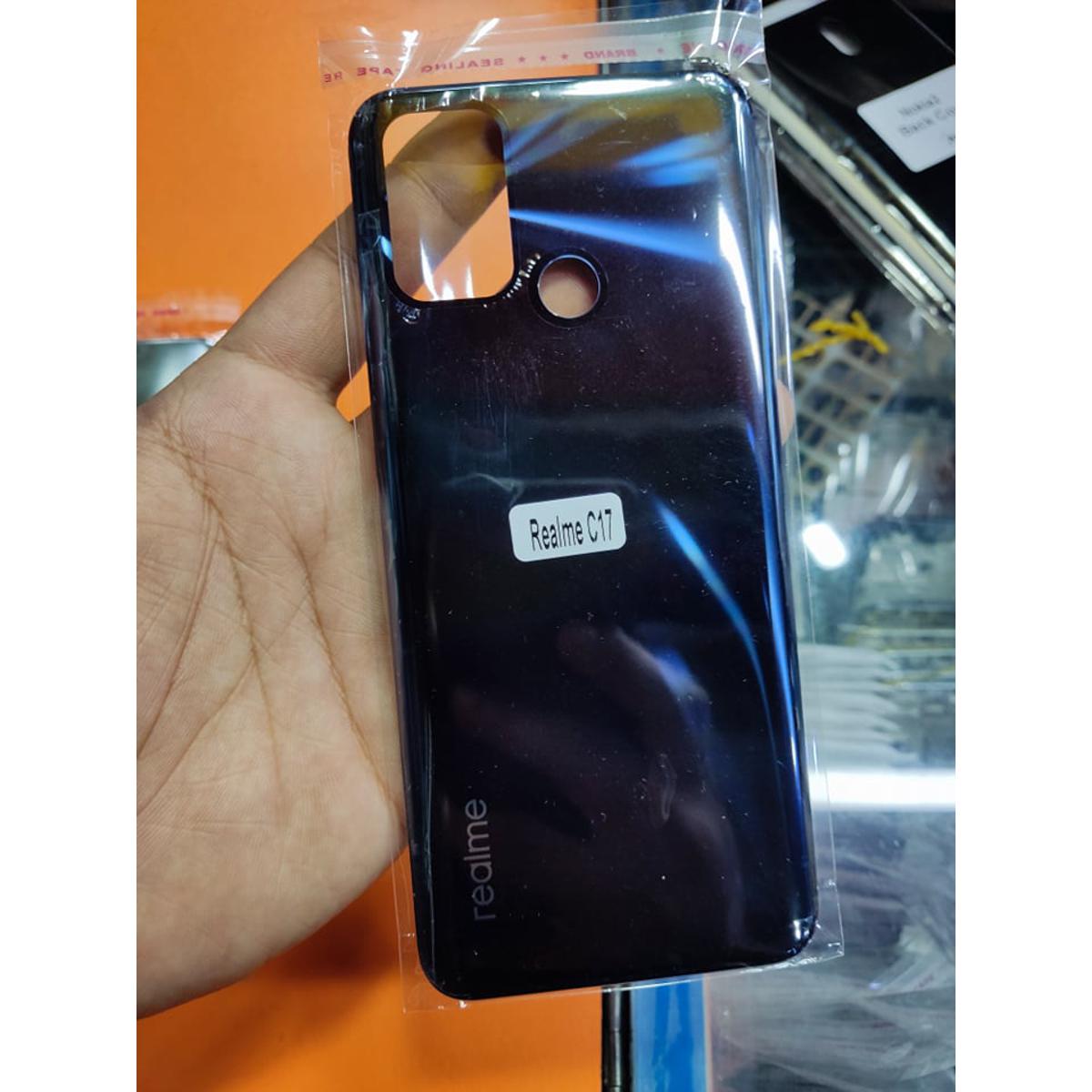 Picture of Backshell For Oppo Realme C17 Replacement Back Battery Cover For Oppo Realme C17 Back Rear Glass Case - Camera - Redmi Note 11 Back Cover (Back Case Cover For Smartphone)