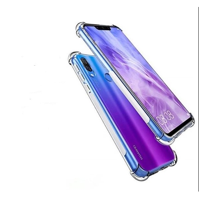 Picture of For Huawei Y9s Transparent 6D Crystal silicone Bumper case antiShock corner Clear back cover