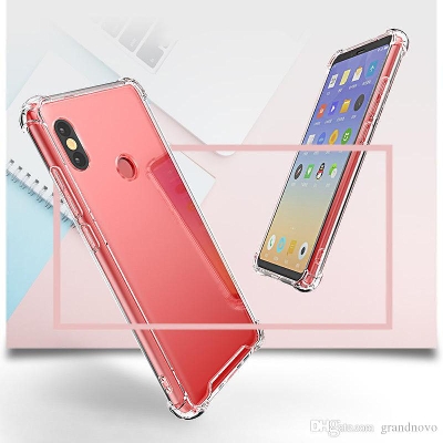 Picture of For Xiaomi Mi 9 Transparent 6D Crystal silicone Bumper case antiShock corner Clear back cover