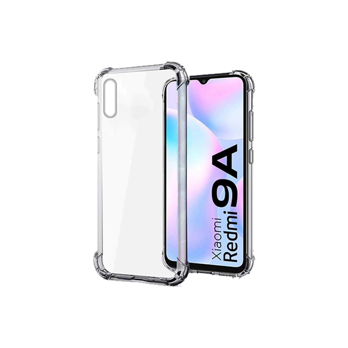 Picture of For Xiaomi Redmi 9A Transparent 6D Crystal silicone Bumper case antiShock corner Clear back cover