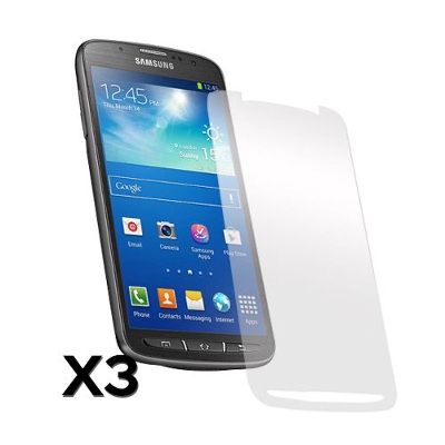 Picture of 3Pcs Glass For Samsung Galaxy S4 Screen Protector Full Water Color Transparent Tempered Glass