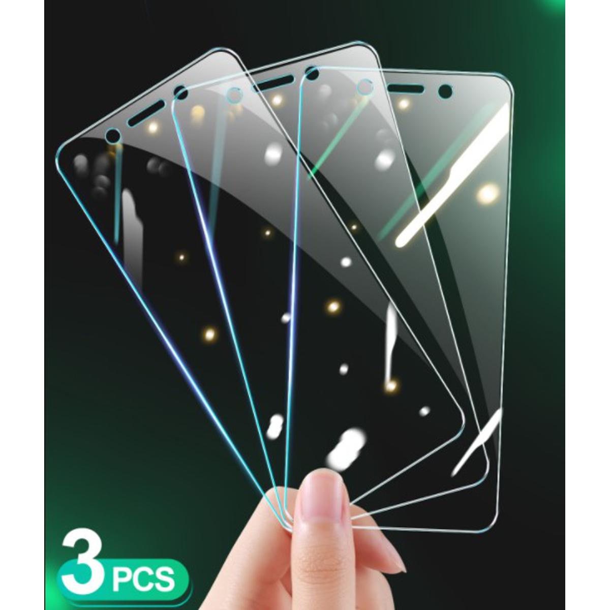 Picture of 3Pcs Glass For Xiaomi Redmi Note 5 Pro Screen Protector Full Water Color Transparent Tempered Glass