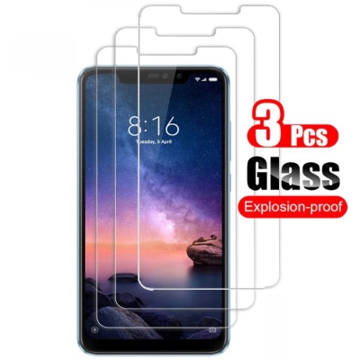 Picture of 3Pcs Glass For Xiaomi Redmi Note 7 Screen Protector Full Water Color Transparent Tempered Glass