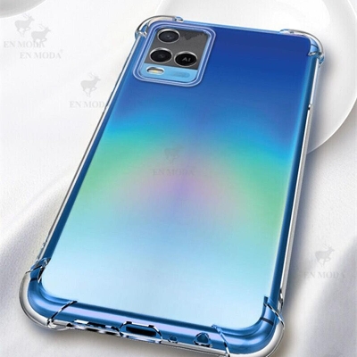 Picture of For Vivo Y21S Transparent 6D Crystal Silicone Bumper Case Antishock Corner Clear Back Cover - Camera (Back Case Cover For Smartphone)