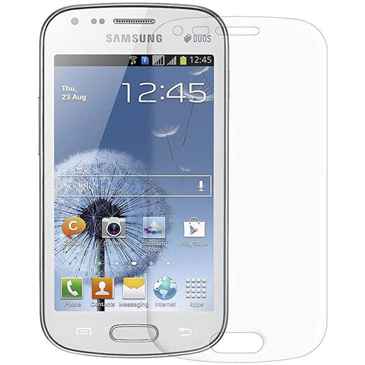 Picture of 3Pcs Glass For Samsung Galaxy DUOS S7562 Screen Protector Full Water Color Transparent Tempered Glass