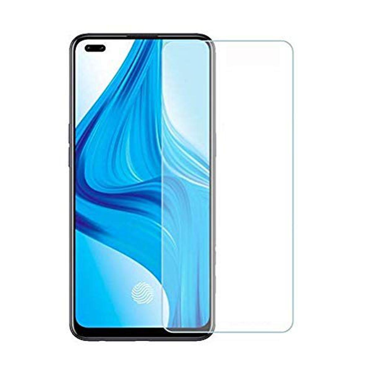 Picture of 3Pcs Glass For Oppo F17 Pro Screen Protector Full Water Color Transparent Tempered Glass