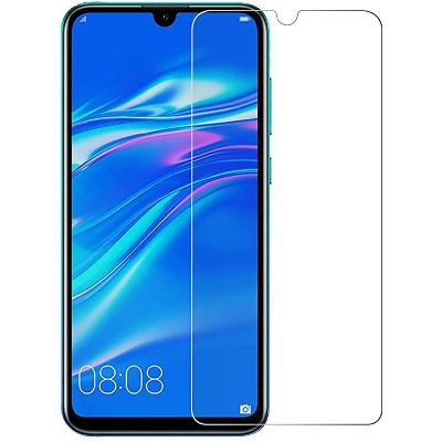 Picture of 3Pcs Glass For Huawei Y7 Screen Protector Full Water Color Transparent Tempered Glass