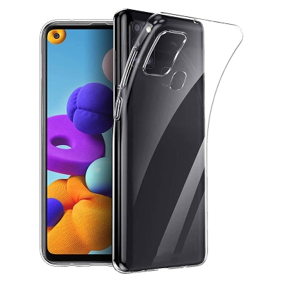 Picture of Back Case For Samsung Galaxy A21 Transparent Cover Tpu Back Case