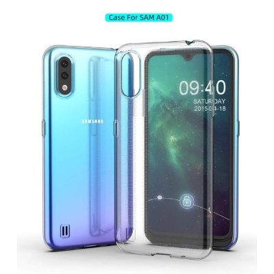 Picture of Back Case For Samsung Galaxy A01 Transparent Cover Tpu Back Case
