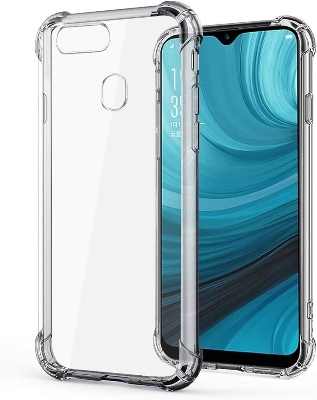 Picture of Back Case For Oppo A12 Transparent bumper Cover Tpu Back Case