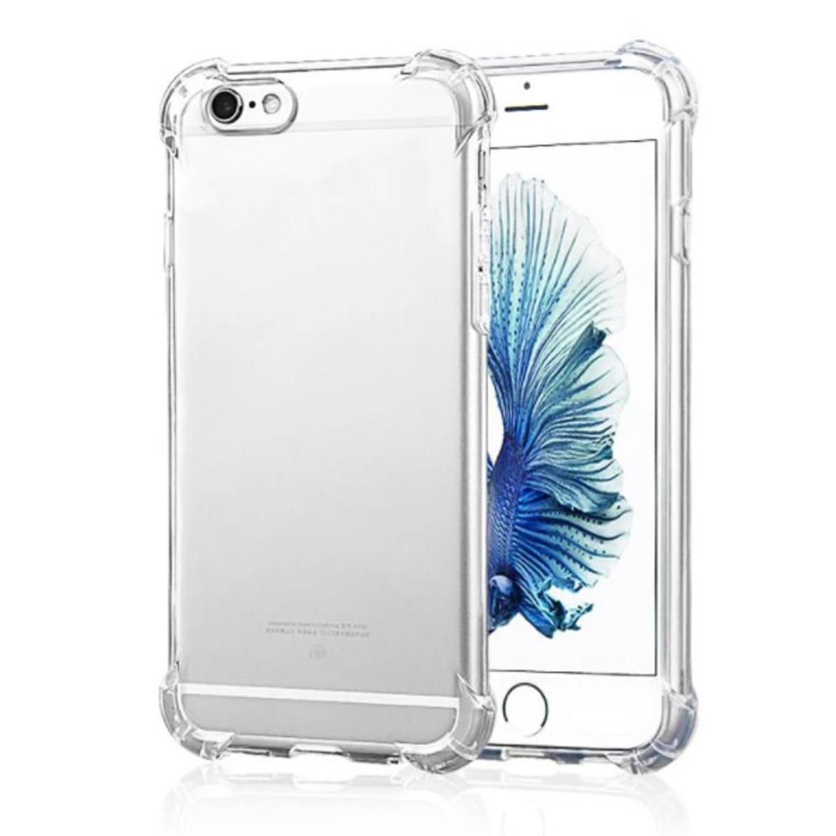 Picture of For iPhone 5 Transparent 6D Crystal silicone Bumper case antiShock corner Clear back cover