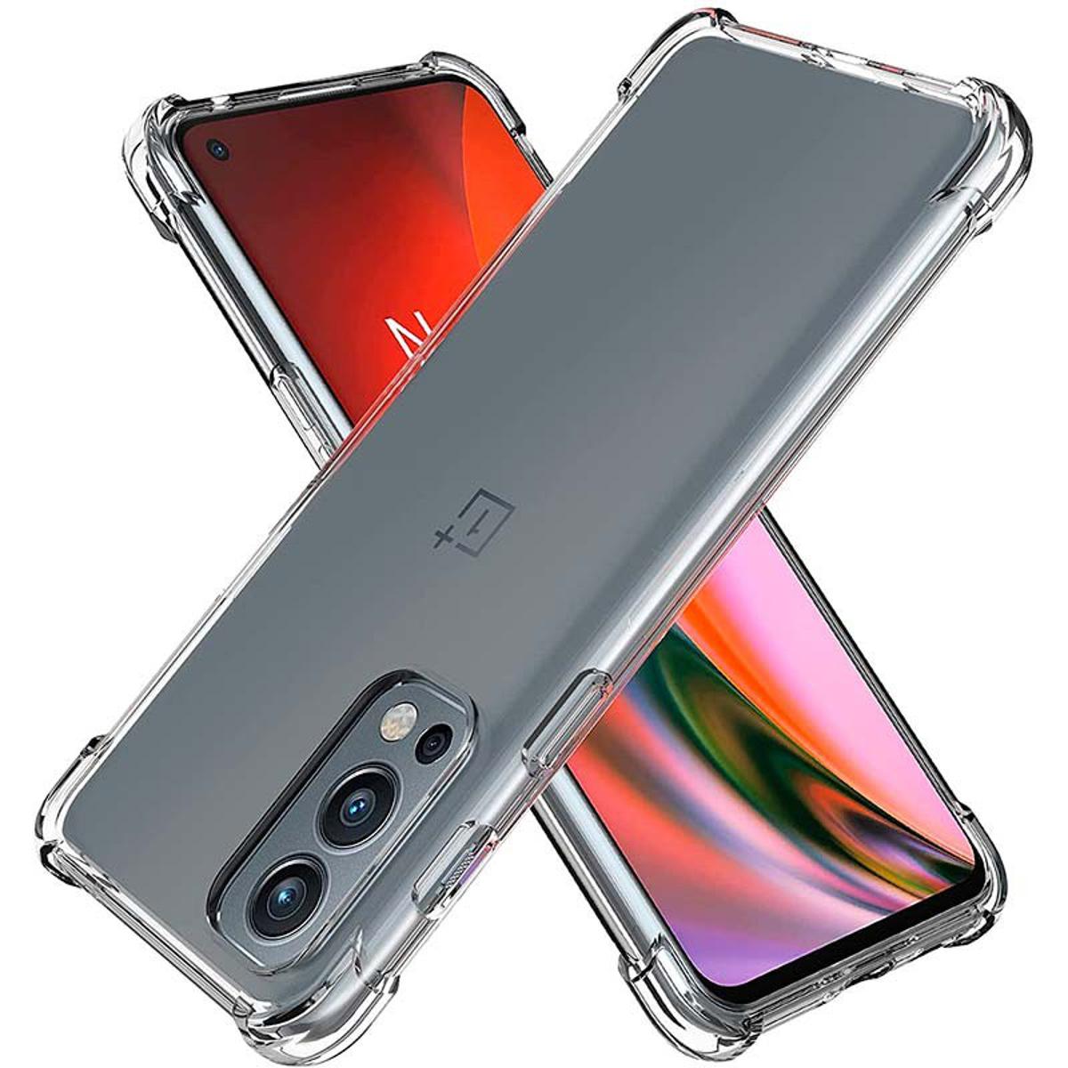 Picture of For Oneplus N200 Transparent 6D Crystal Silicone Bumper Case Antishock Corner Clear Back Cover - Phone Back Cover