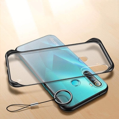 Picture of for Oppo Realme 5/5i frameless Slim Back Cover with ring