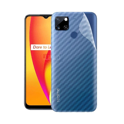 Picture of Carbon Fiber Sticker for Oppo Realme C17 - Transparent