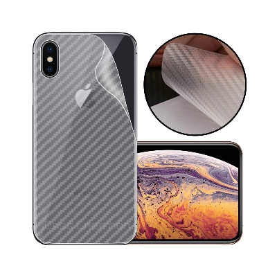 Picture of Carbon Fiber Sticker for iPhone X - Transparent