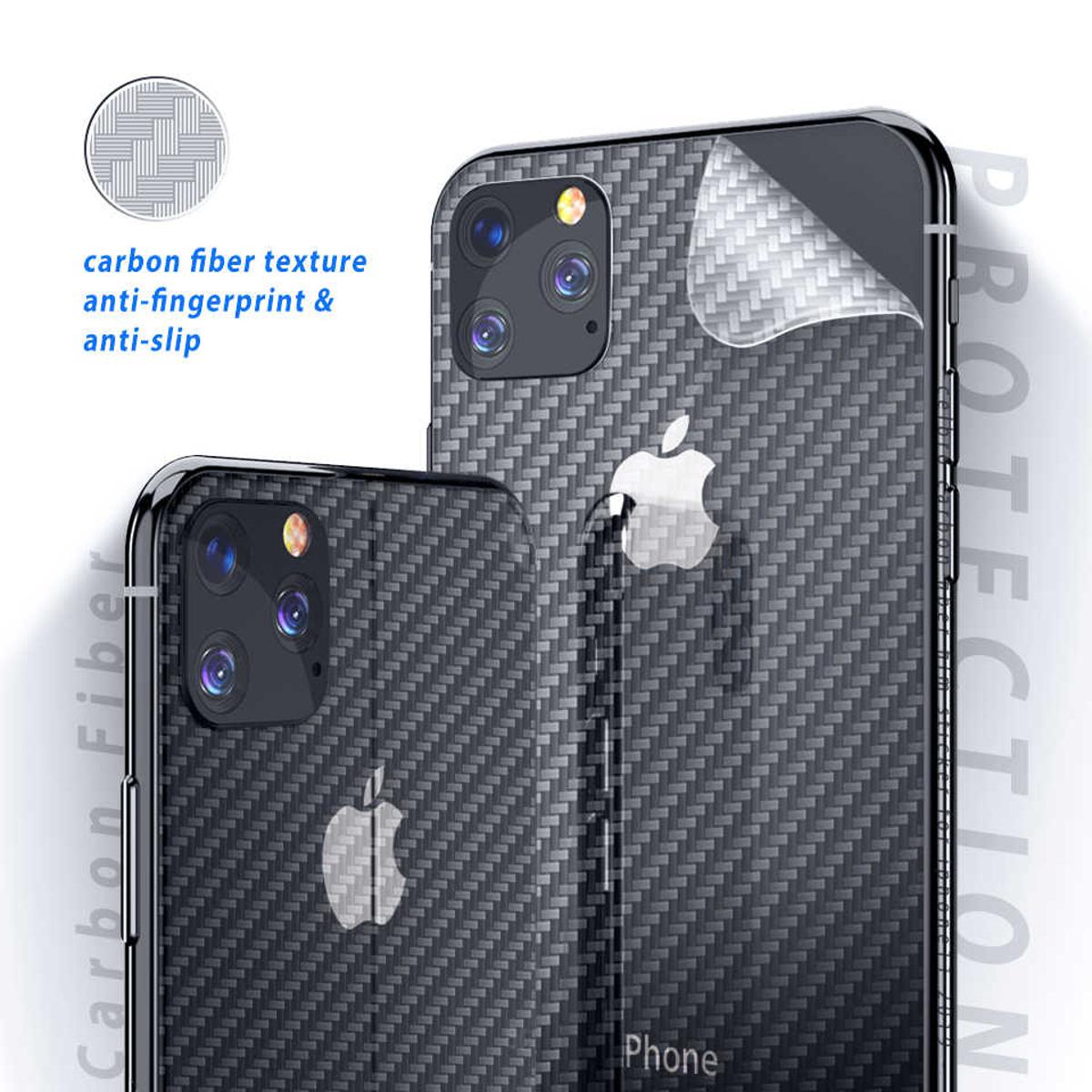 Picture of Carbon Fiber Sticker for iPhone 12 - Transparent