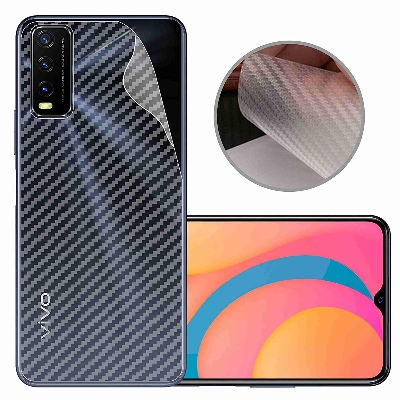 Picture of Carbon Fiber Sticker for Vivo Y12S - Transparent