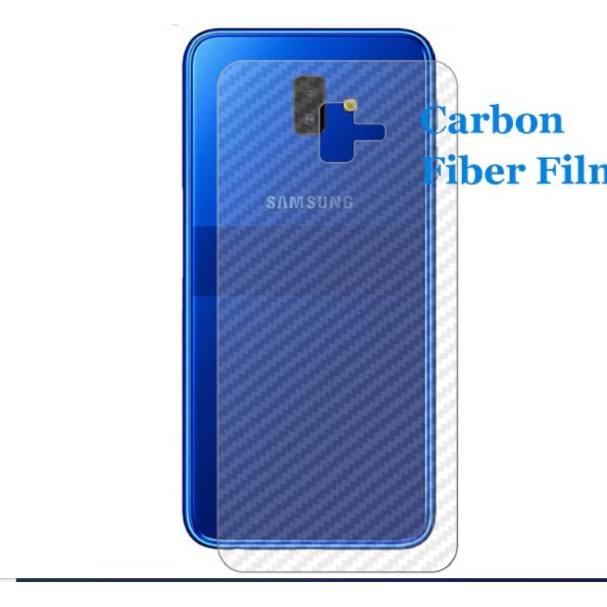 Picture of Carbon Fiber Sticker for Samsung Galaxy J6 Plus  - Transparent