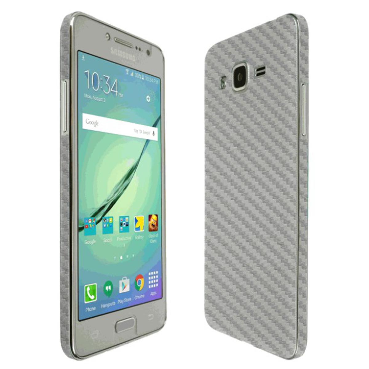 Picture of Carbon Fiber Sticker for Samsung Galaxy J3 Pro  - Transparent