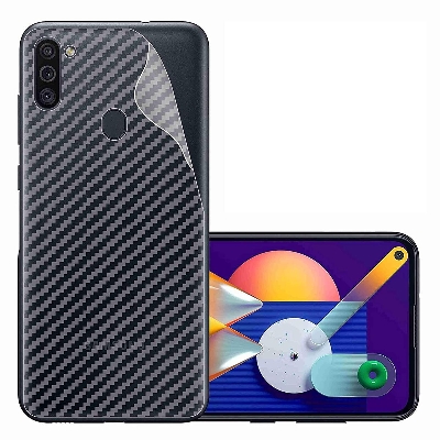 Picture of Carbon Fiber Sticker for Samsung Galaxy M11 - Transparent