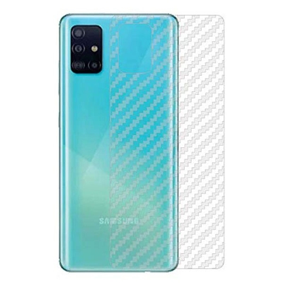 Picture of Carbon Fiber Sticker for Samsung Galaxy A71  - Transparent