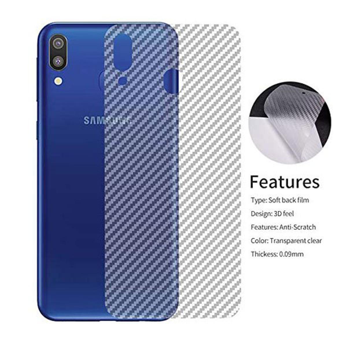 Picture of Carbon Fiber Sticker for Samsung Galaxy A20  - Transparent