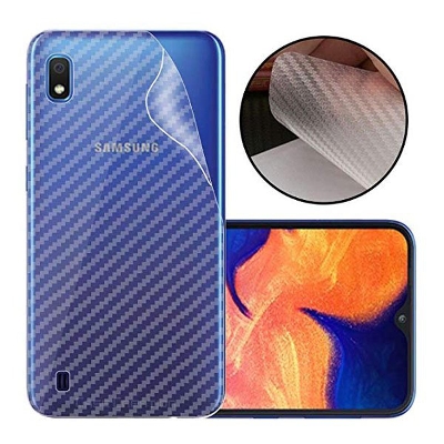 Picture of Carbon Fiber Sticker for Samsung Galaxy A10s - Transparent