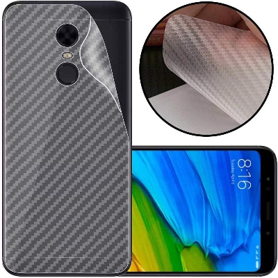 Picture of Carbon Fiber Sticker for Xiaomi Redmi 5 - Transparent