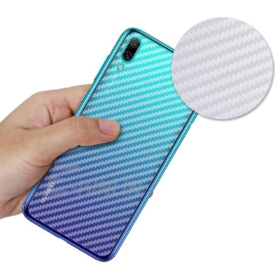 Picture of Carbon Fiber Sticker for Huawei Y6 2019 - Transparent