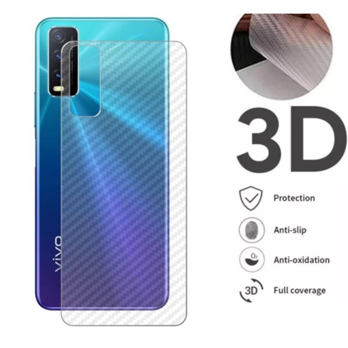 Picture of Carbon Fiber Sticker for Vivo Y70 - Transparent