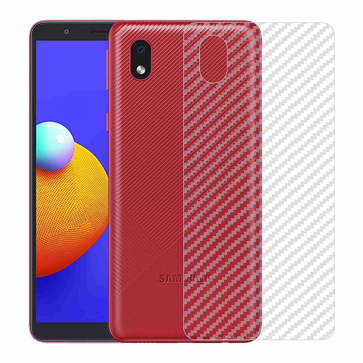 Picture of Carbon Fiber Sticker for Samsung Galaxy A01 - Transparent