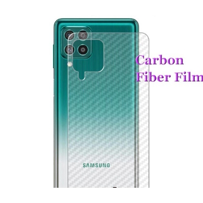 Picture of Carbon Fiber Sticker for Samsung Galaxy F62 - Transparent