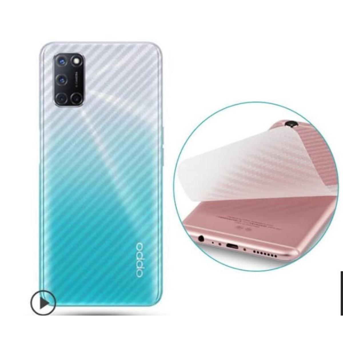 Picture of Carbon Fiber Sticker for Oppo A92s - Transparent