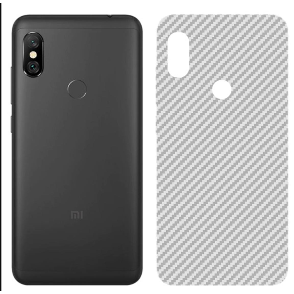 Picture of Carbon Fiber Sticker for Xiaomi Redmi Note 6 Pro - Transparent