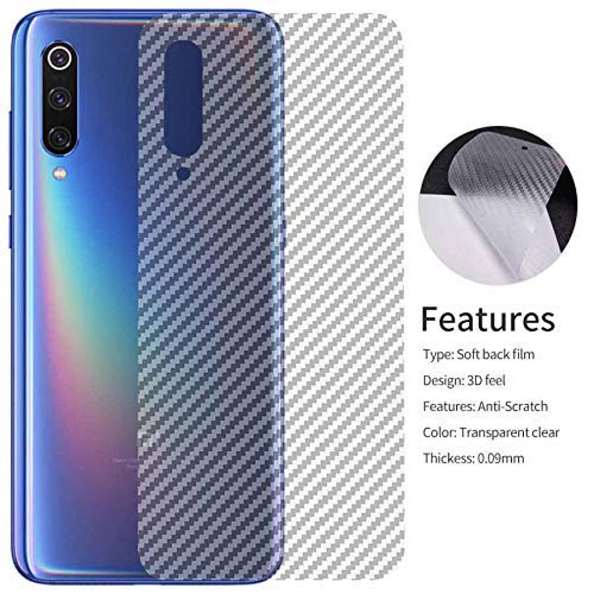 Picture of for Carbon Fiber Sticker for Xiaomi Redmi A3 - Transparent