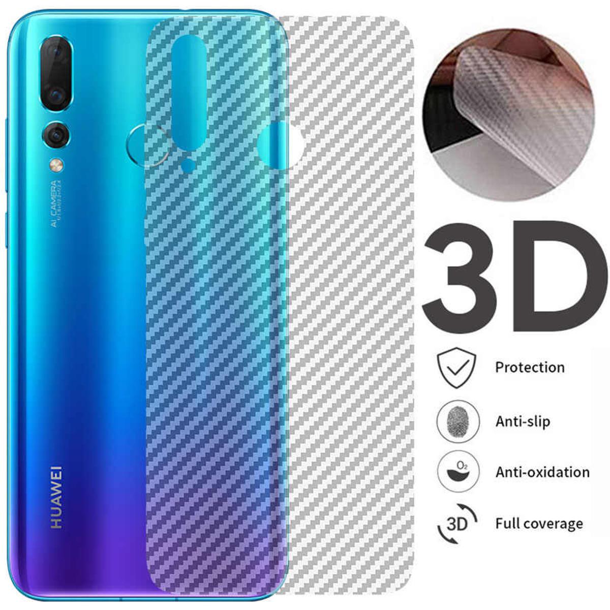Picture of Carbon Fiber Sticker for Huawei Y9 Prime - Transparent