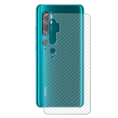 Picture of Carbon Fiber Sticker for Xiaomi Redmi Note 10 - Transparent