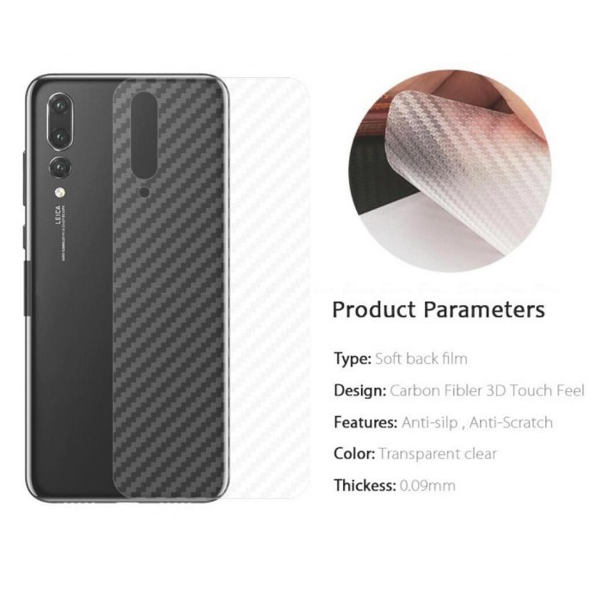 Picture of Carbon Fiber Sticker for Huawei Y9S - Transparent