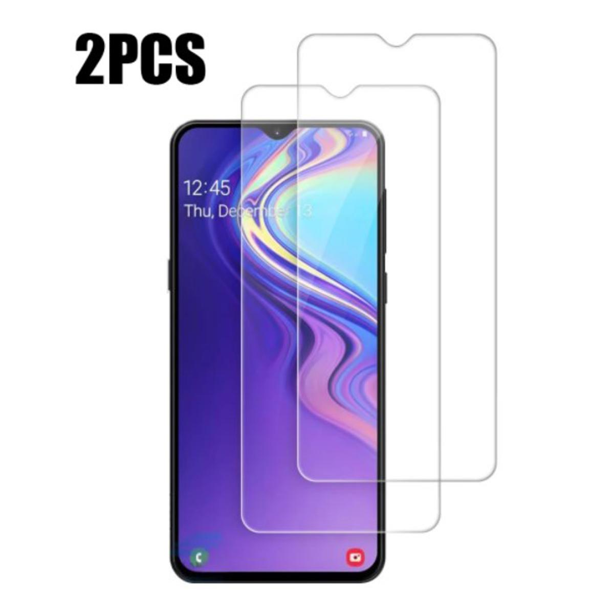 Picture of 2Pcs Glass For Samsung Galaxy M20s Screen Protector Full Water Color Transparent Tempered Glass