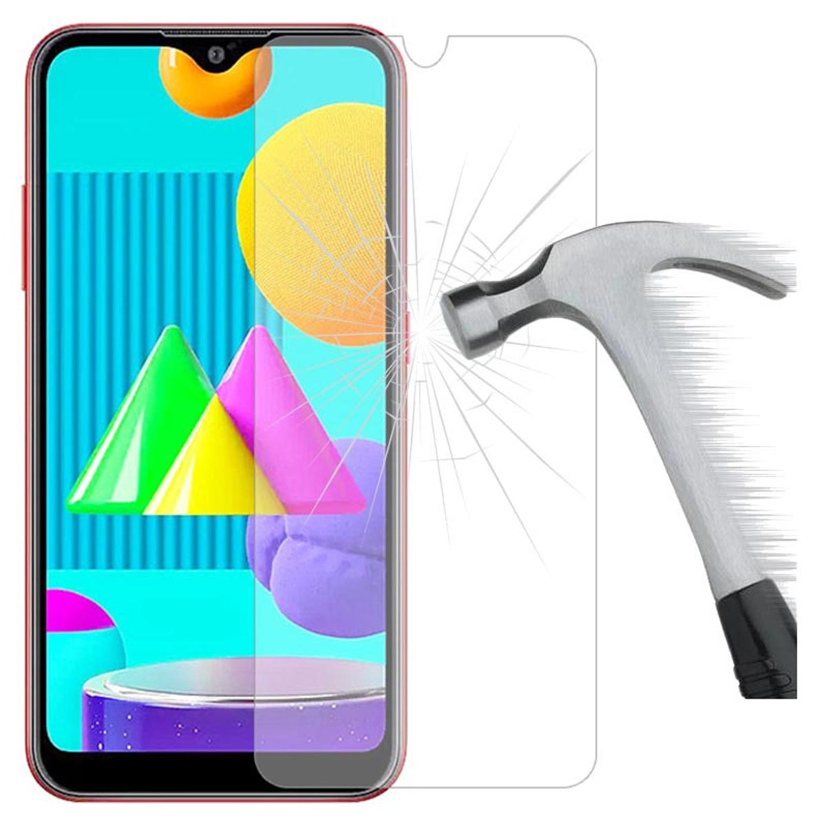 Picture of 2Pcs Glass For Samsung Galaxy M01 Screen Protector Full Water Color Transparent Tempered Glass