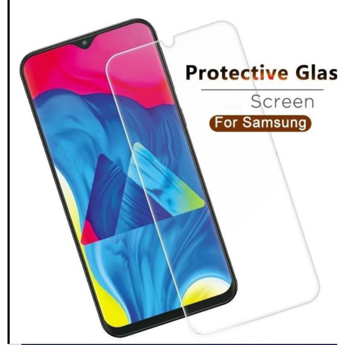Picture of 2Pcs Glass For Samsung Galaxy M10s Screen Protector Full Water Color Transparent Tempered Glass