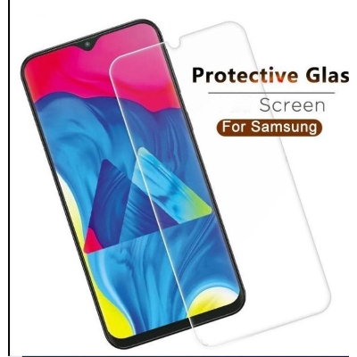 Picture of 2Pcs Glass For Samsung Galaxy M10s Screen Protector Full Water Color Transparent Tempered Glass